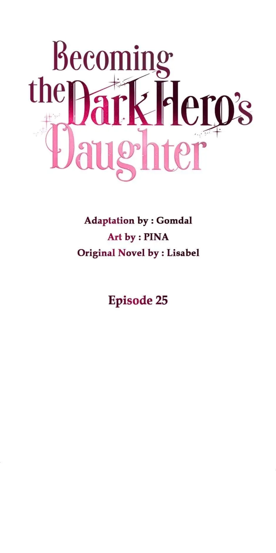 How to Be a Dark Heros Daughter Chapter 25 - Page 17