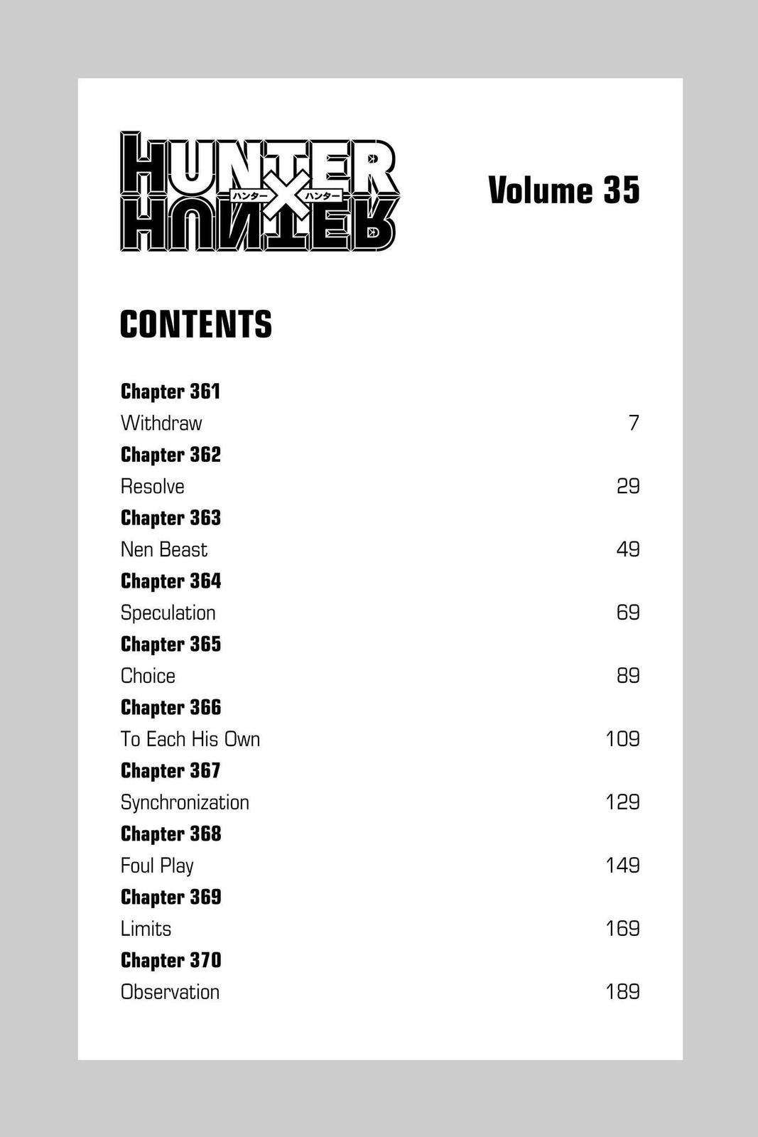 Hunter x Hunter Chapter 361 - Page 6
