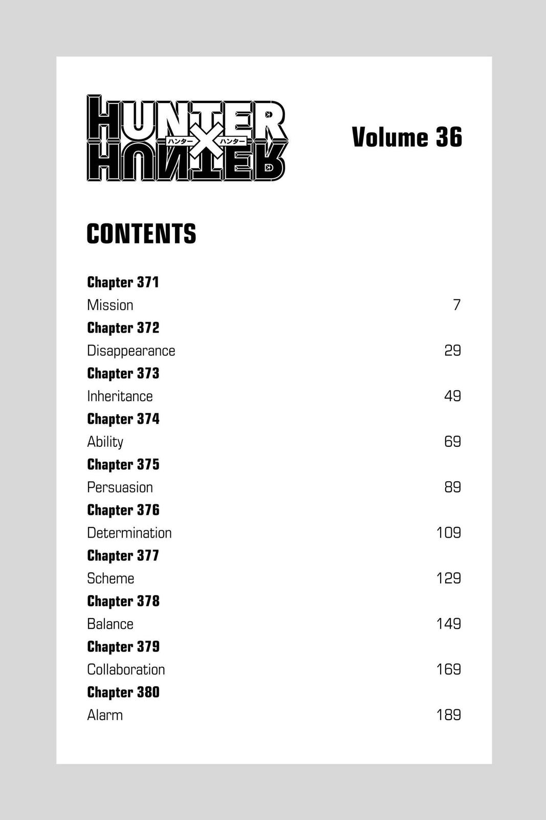 Hunter x Hunter Chapter 371 - Page 6
