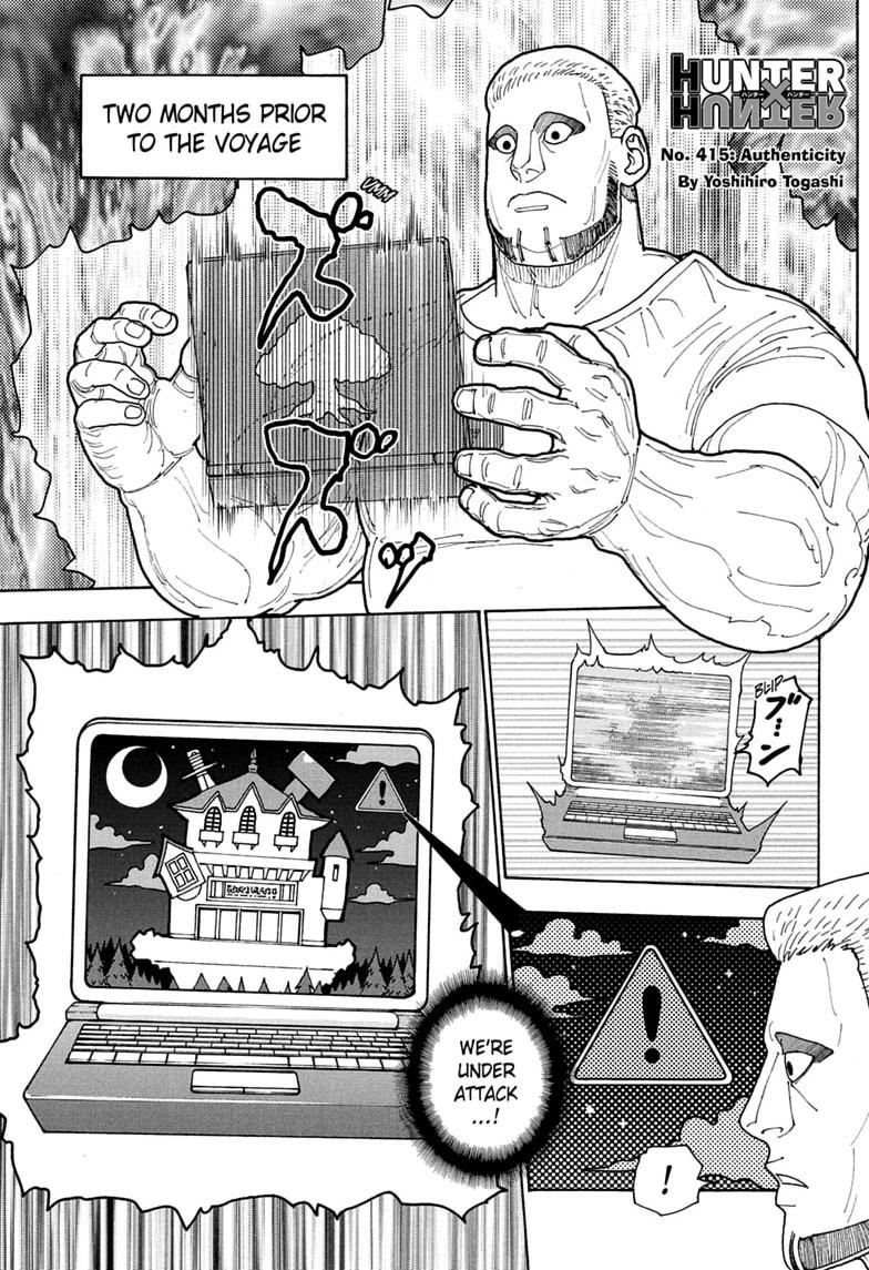 Hunter x Hunter Chapter 415 - Page 1