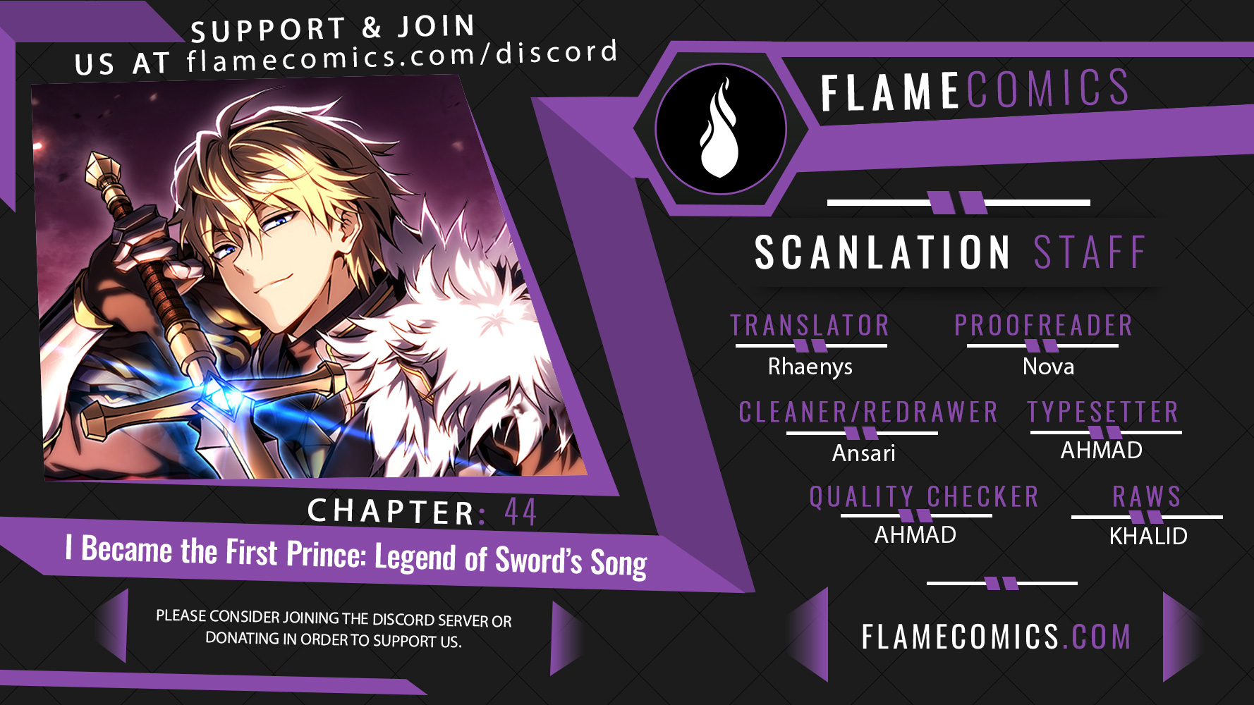 I Became the First Prince: Legend of Sword's Song Chapter 44 - Page 1