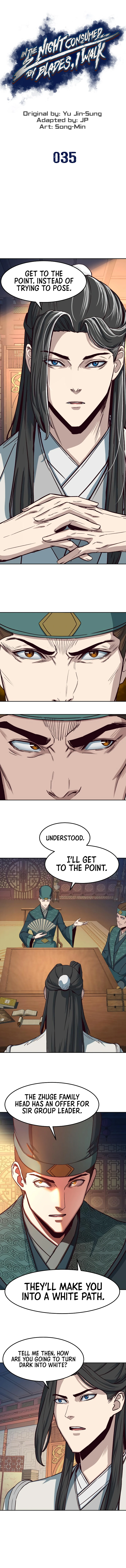 In the Night Consumed by Blades, I Walk Chapter 35 - Page 3