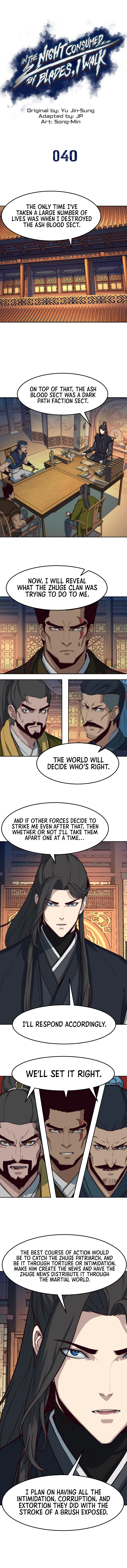 In the Night Consumed by Blades, I Walk Chapter 40 - Page 3