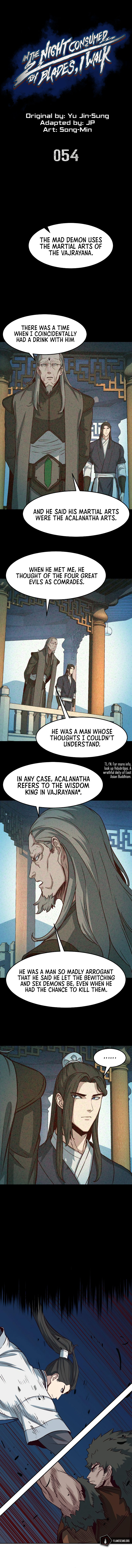 In the Night Consumed by Blades, I Walk Chapter 54 - Page 3
