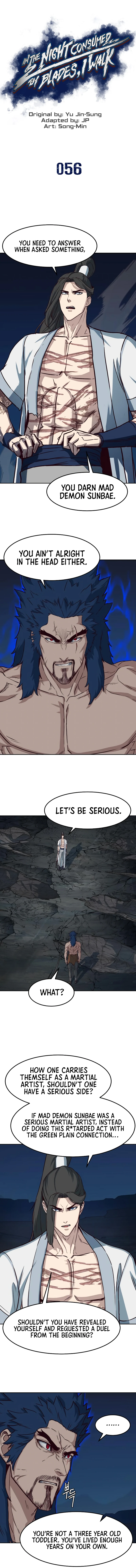 In the Night Consumed by Blades, I Walk Chapter 56 - Page 3