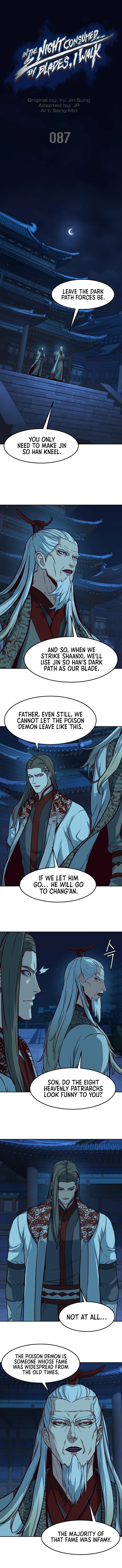 In the Night Consumed by Blades, I Walk Chapter 87 - Page 3