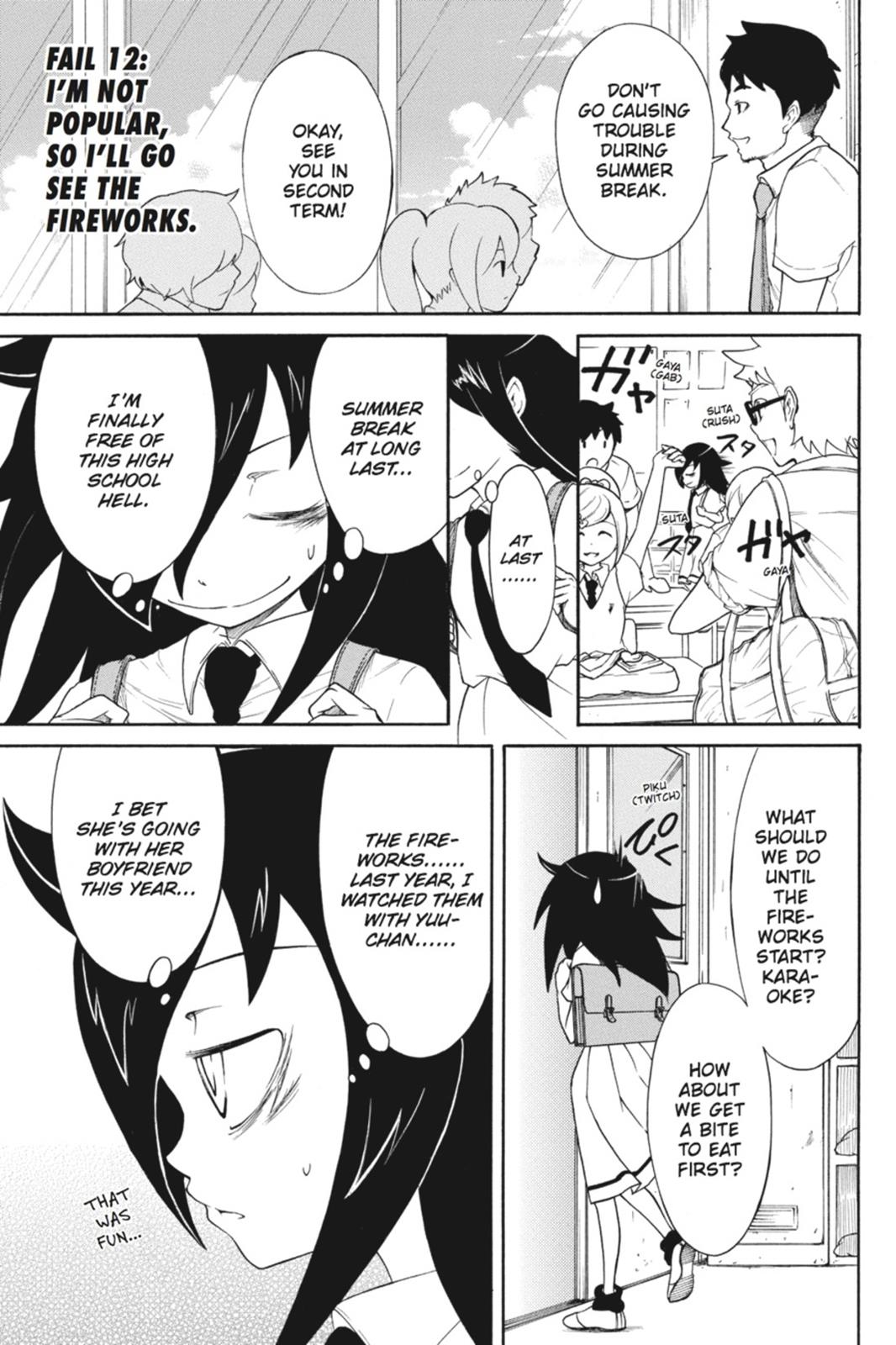 No Matter How I Look at It, It's You Guys' Fault I'm Not Popular! Chapter 12 - Page 1
