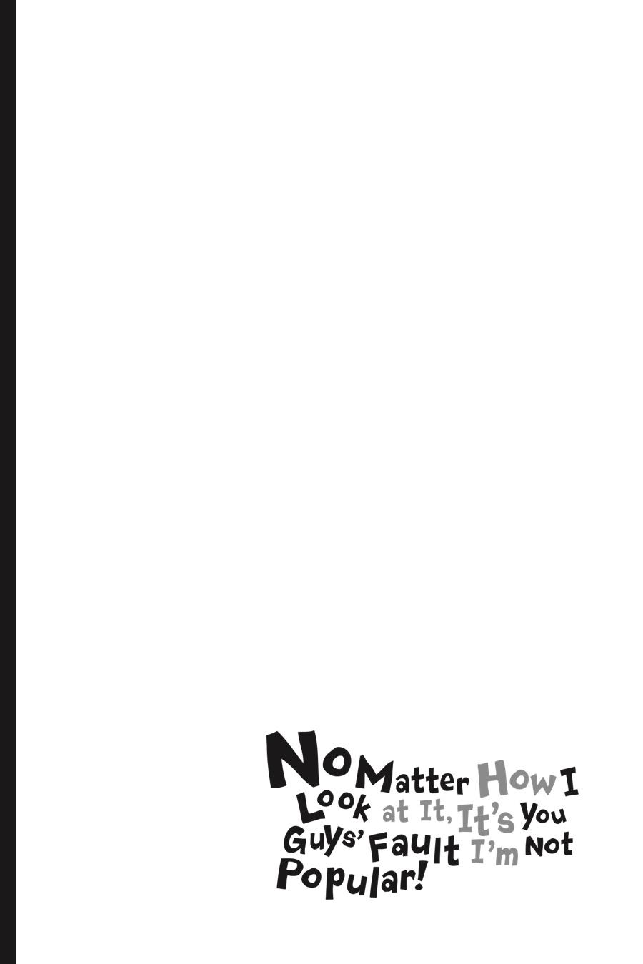 No Matter How I Look at It, It's You Guys' Fault I'm Not Popular! Chapter 161 - Page 12