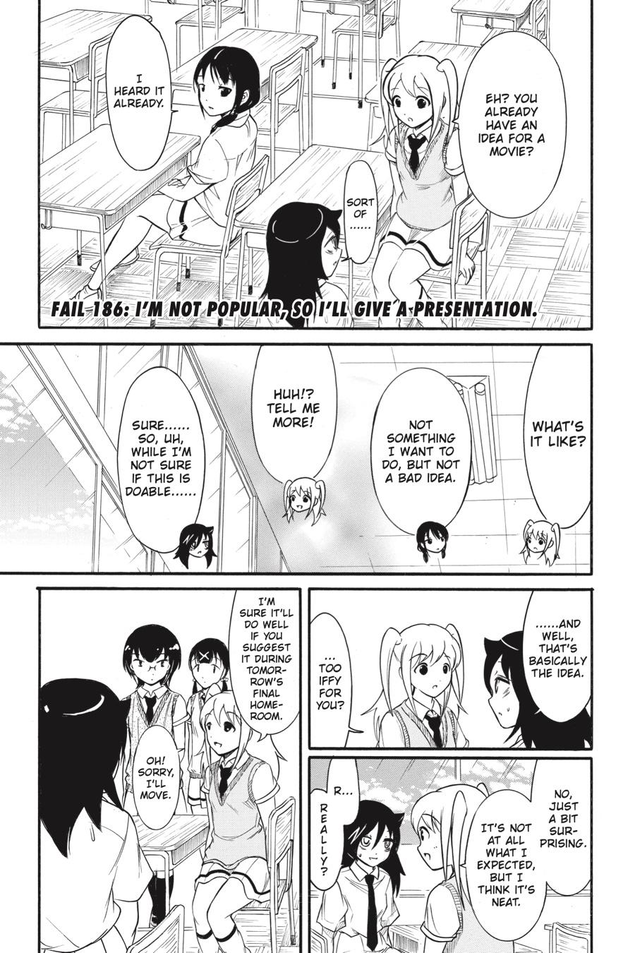 No Matter How I Look at It, It's You Guys' Fault I'm Not Popular! Chapter 186 - Page 1