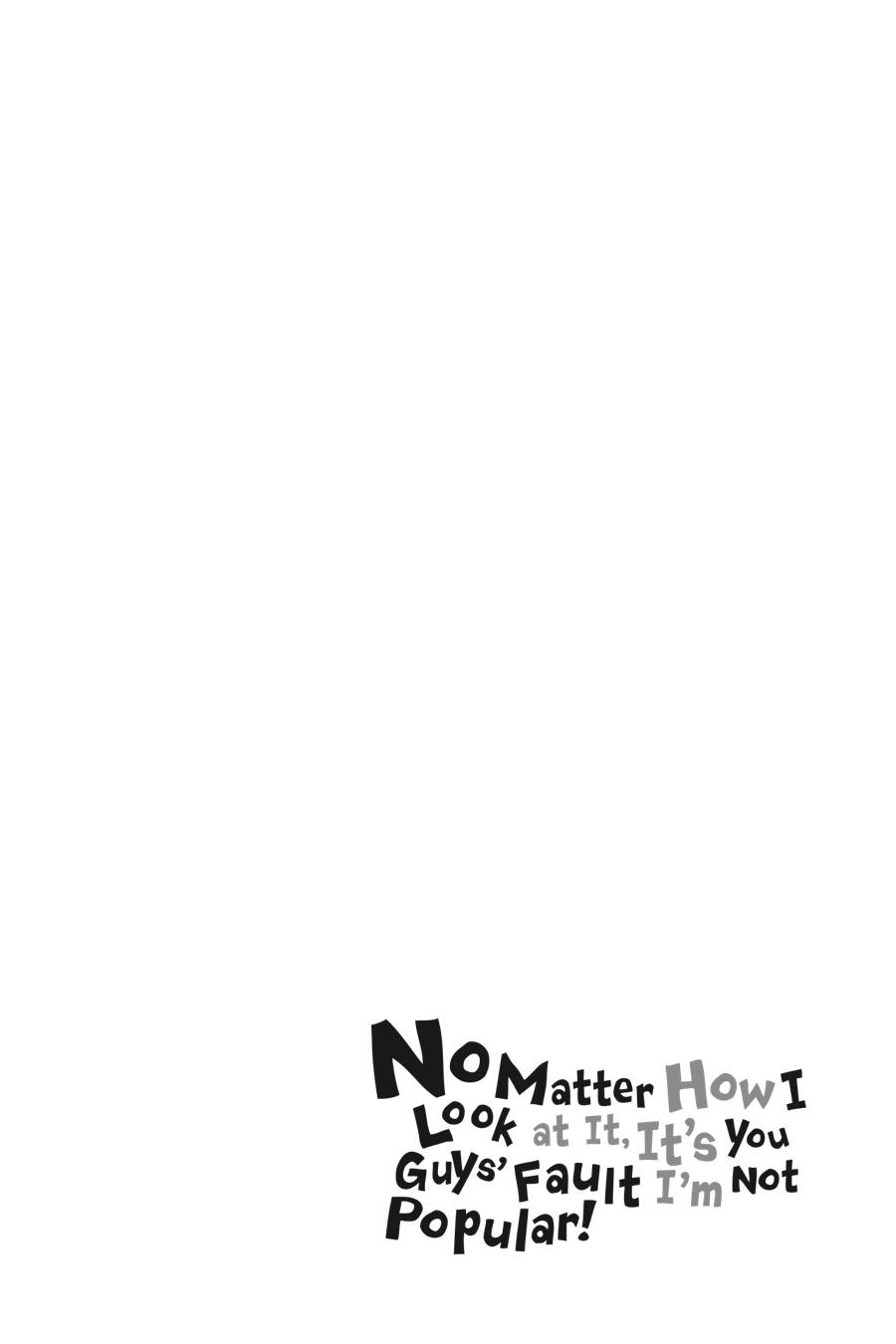 No Matter How I Look at It, It's You Guys' Fault I'm Not Popular! Chapter 207 - Page 10