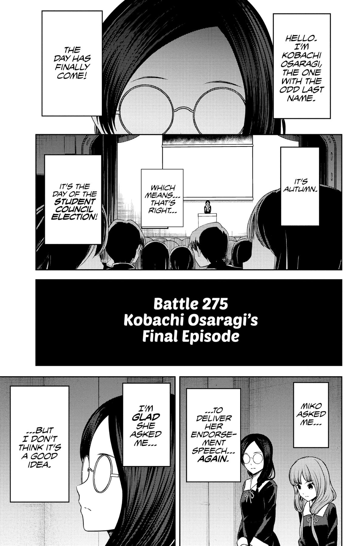 Kaguya-sama: Love is War Chapter 275 - Page 1