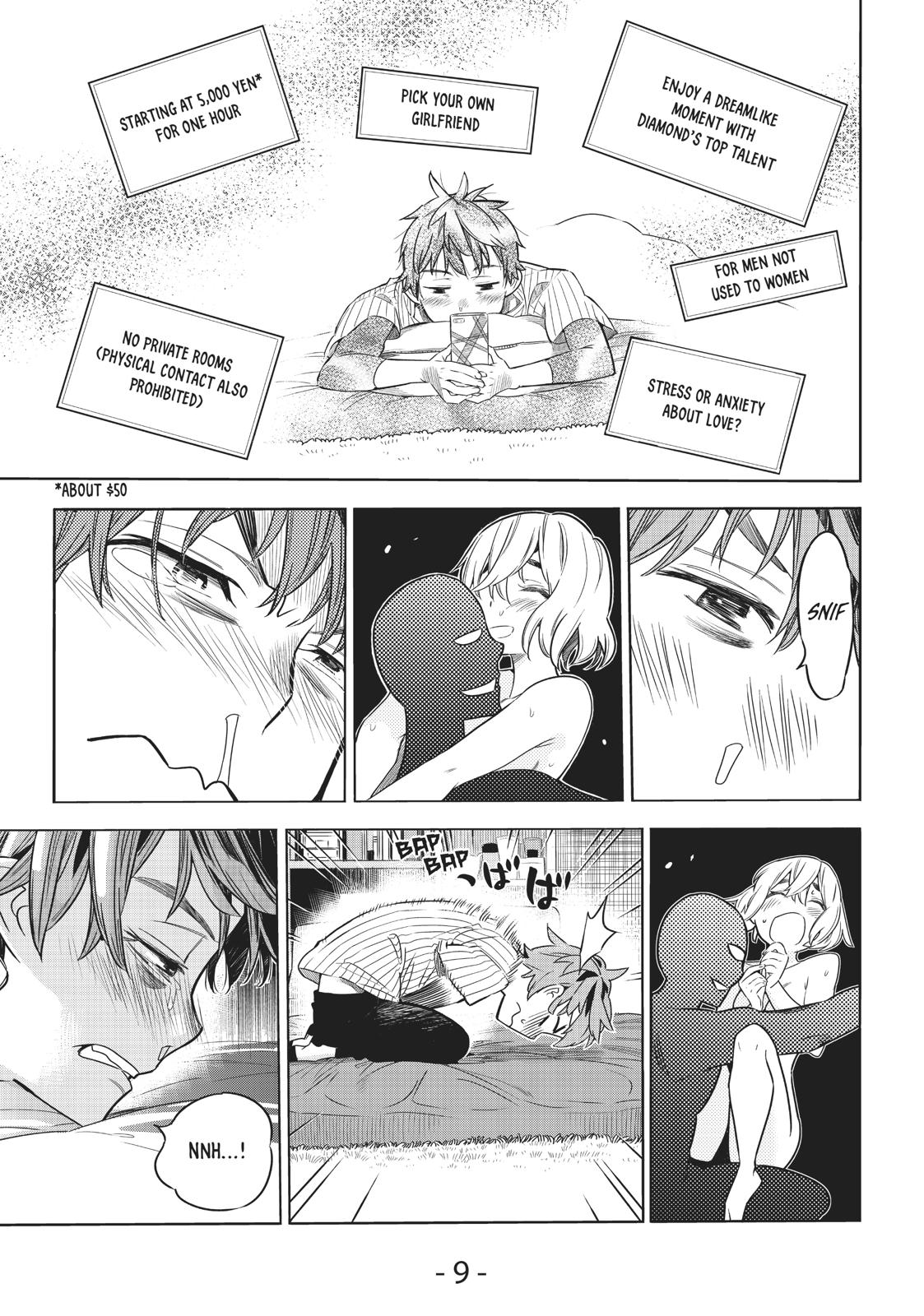 Rent-A-Girlfriend Chapter 1 - Page 9