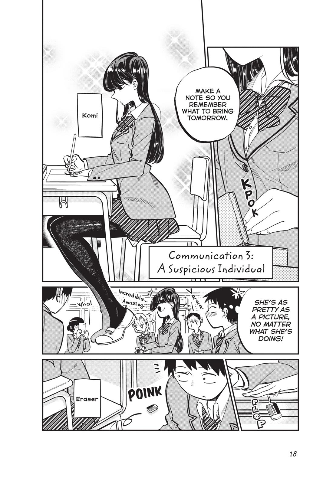 Komi Can’t Communicate Chapter 3 - Page 1