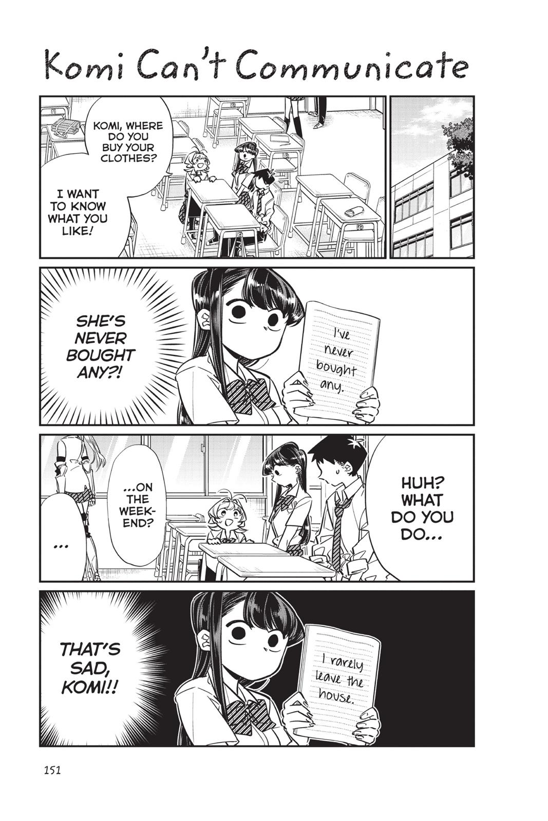 Komi Can’t Communicate Chapter 33 - Page 1