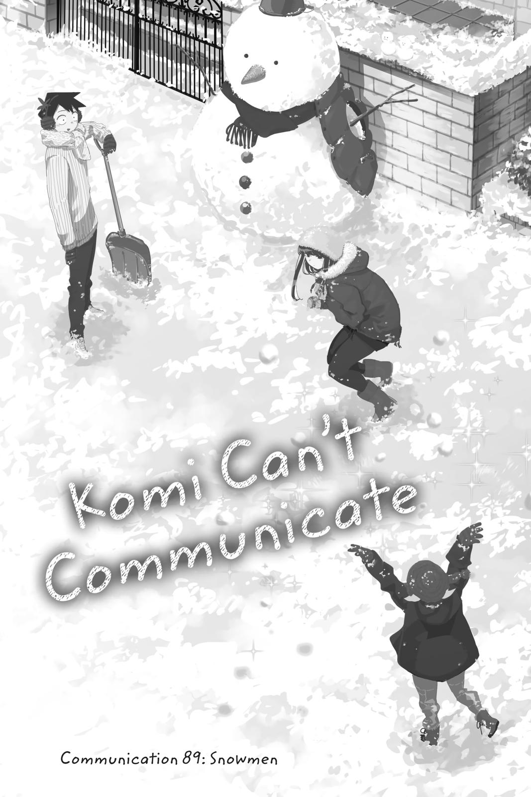 Komi Can’t Communicate Chapter 89 - Page 1