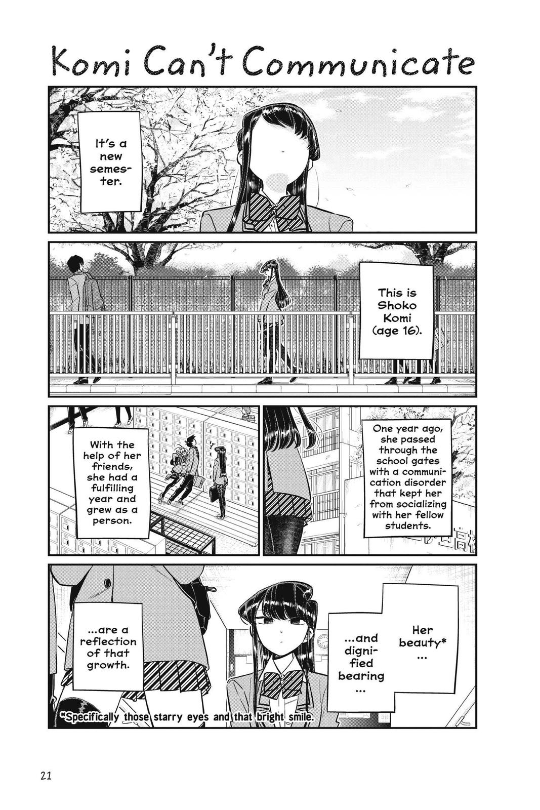 Komi Can’t Communicate Chapter 130 - Page 1