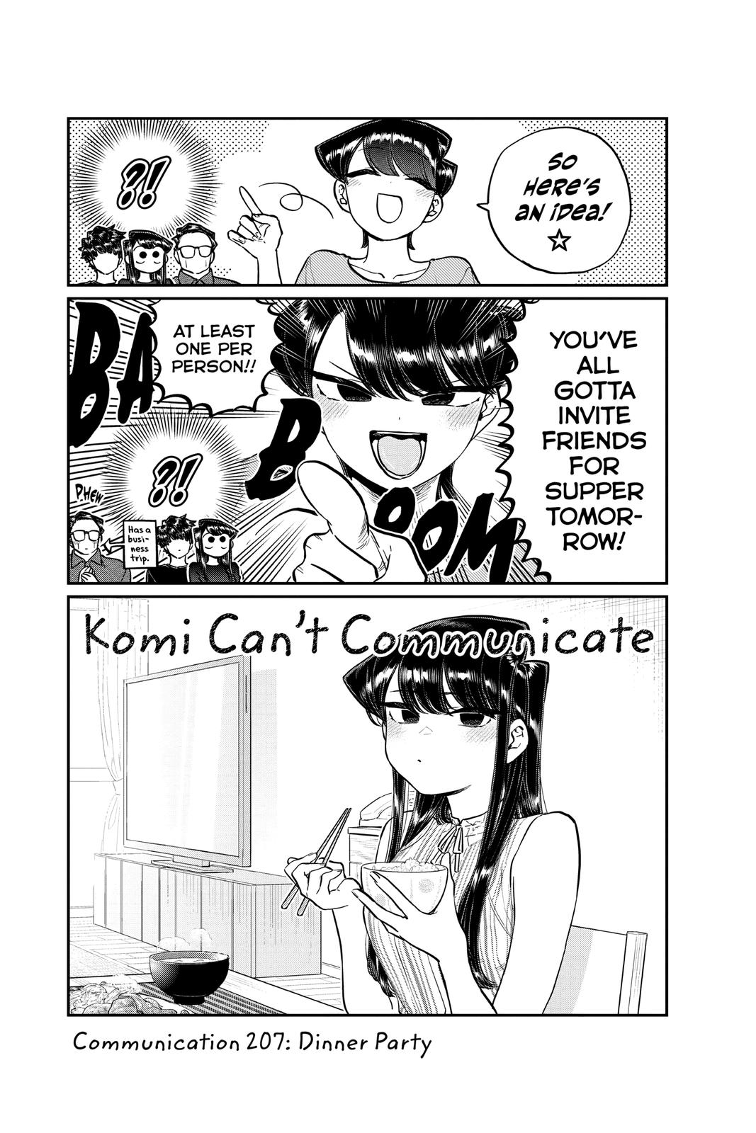 Komi Can’t Communicate Chapter 207 - Page 3