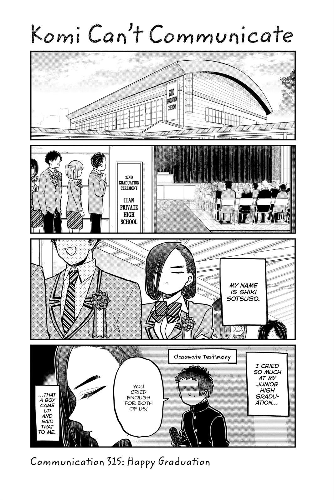 Komi Can’t Communicate Chapter 314 - Page 22