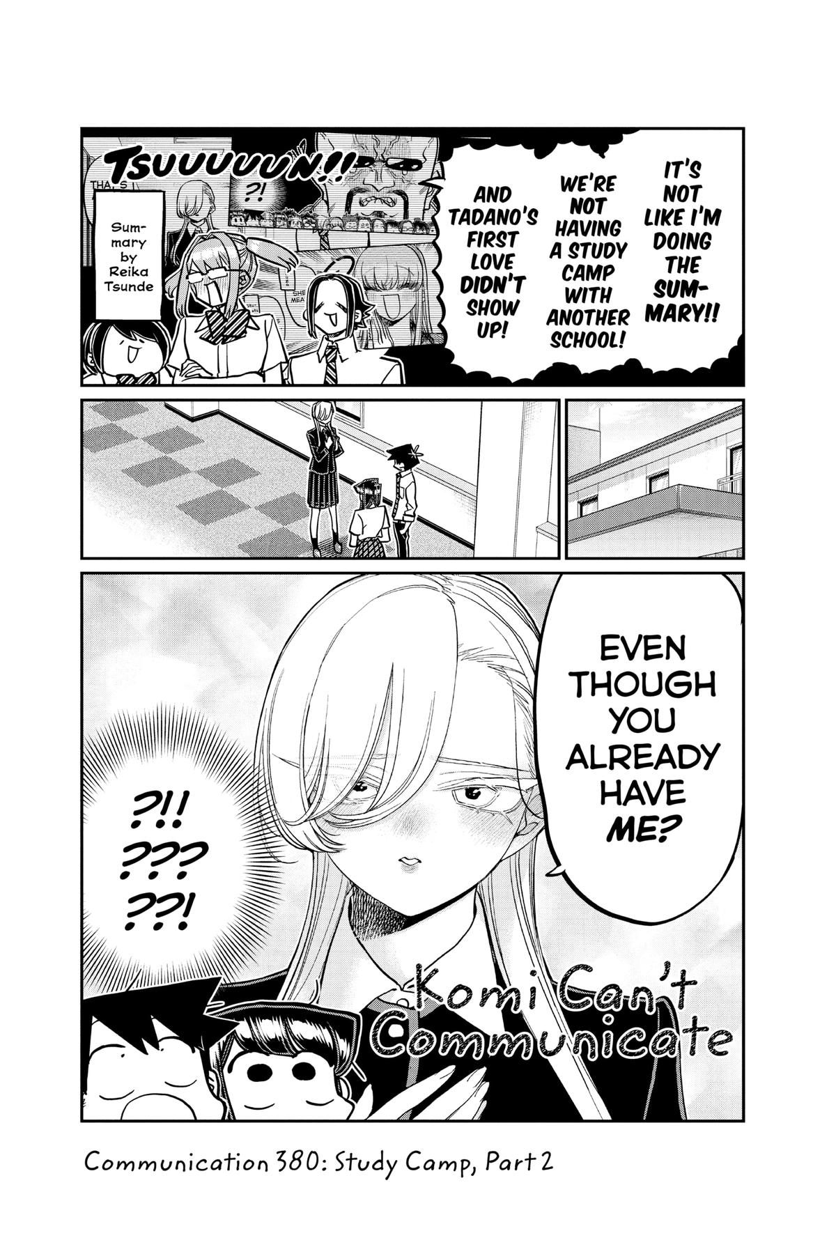 Komi Can’t Communicate Chapter 380 - Page 1
