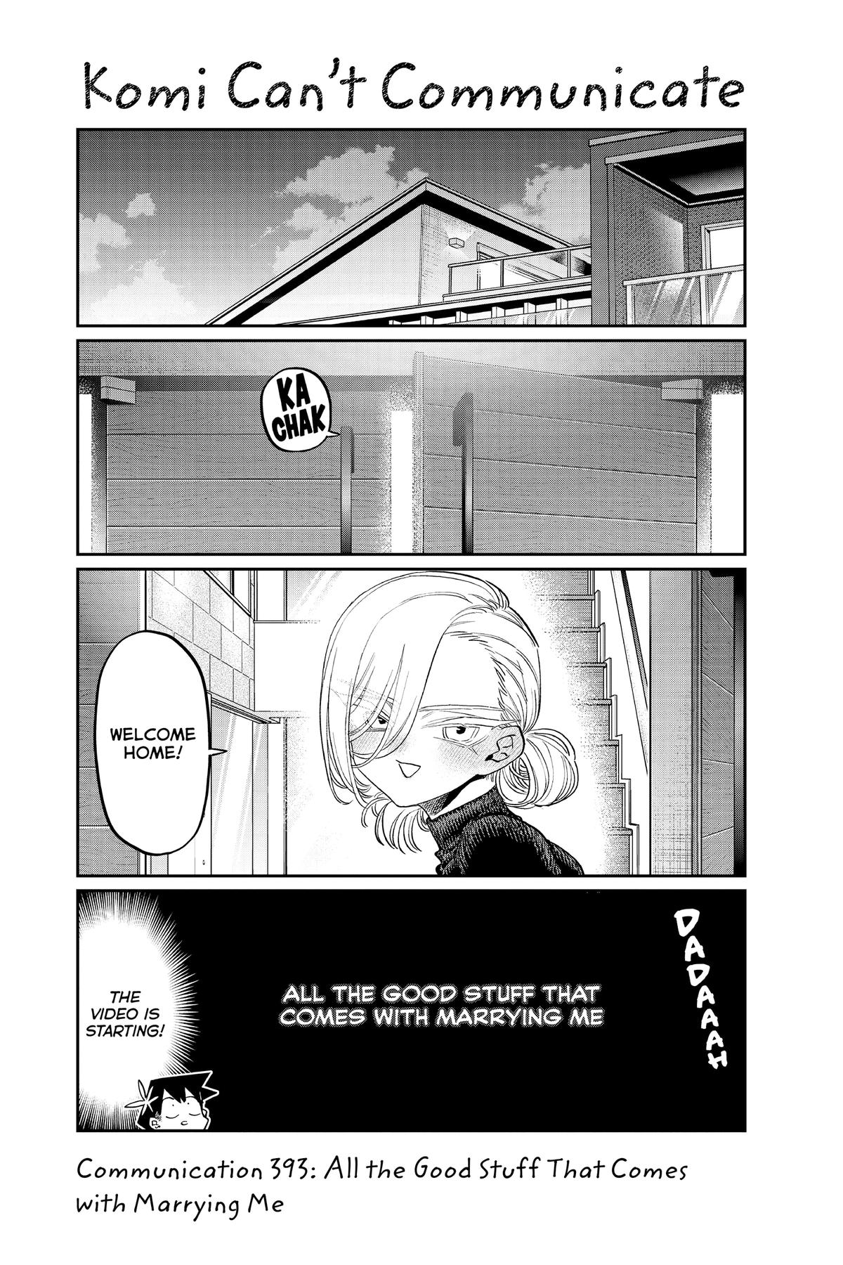 Komi Can’t Communicate Chapter 393 - Page 1