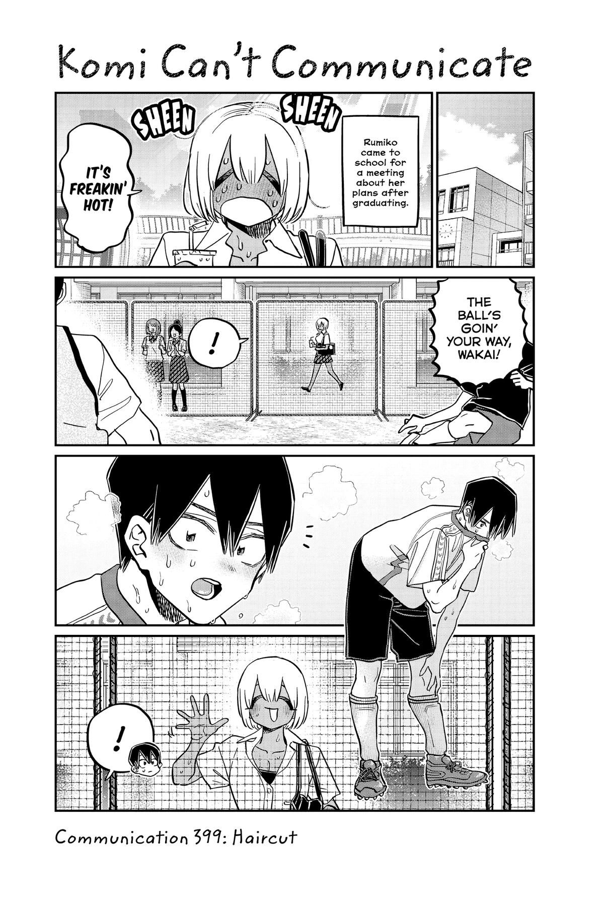 Komi Can’t Communicate Chapter 399 - Page 1