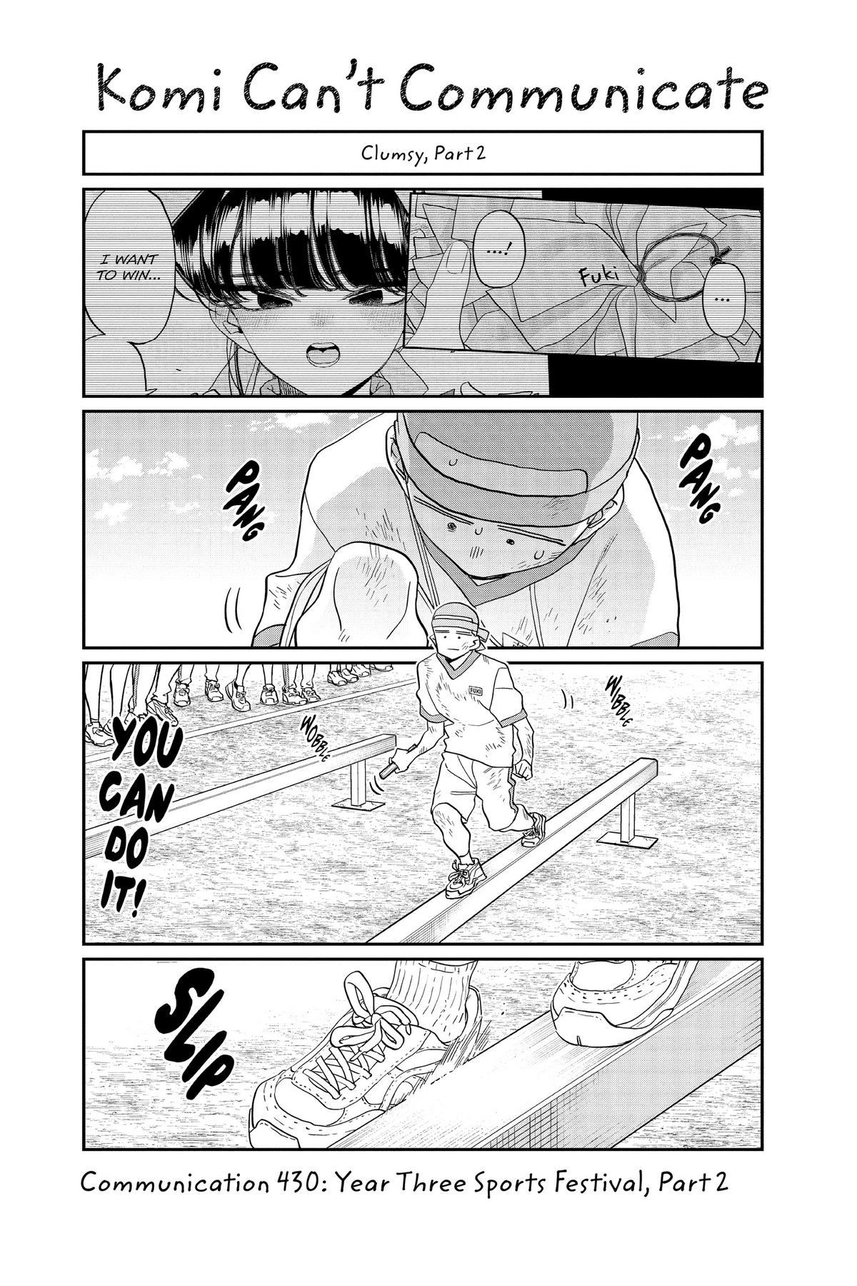 Komi Can’t Communicate Chapter 430 - Page 1
