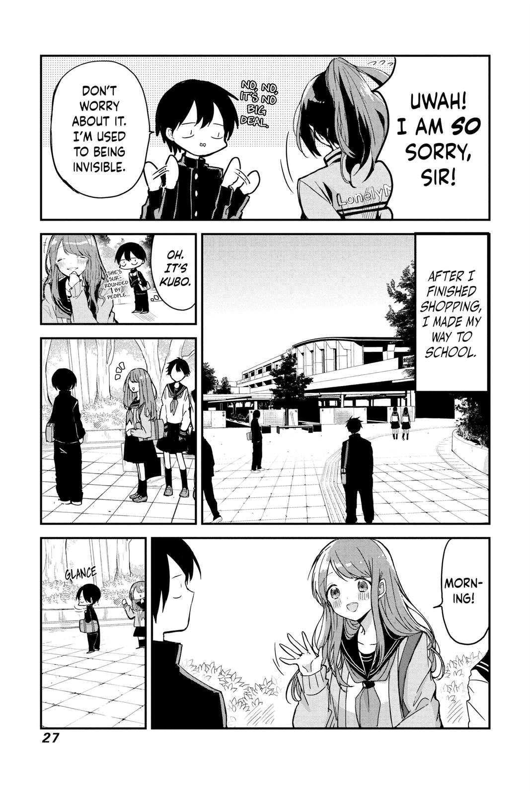 Kubo Won't Let Me Be Invisible Chapter 2 - Page 5