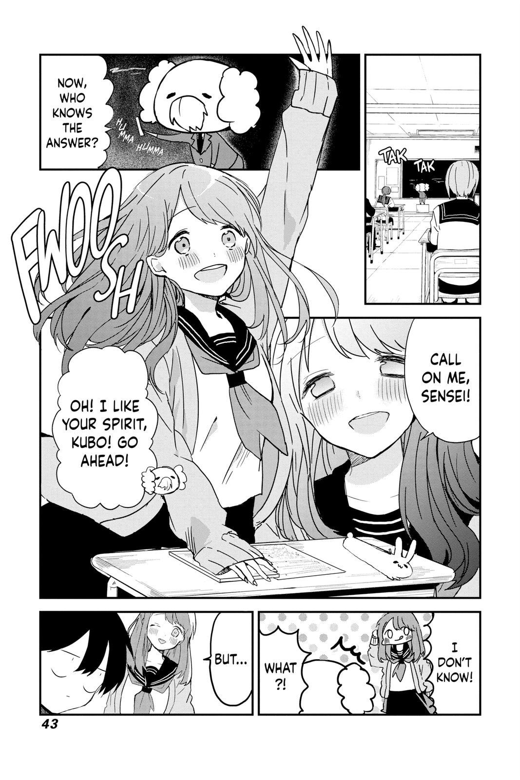 Kubo Won't Let Me Be Invisible Chapter 3 - Page 5