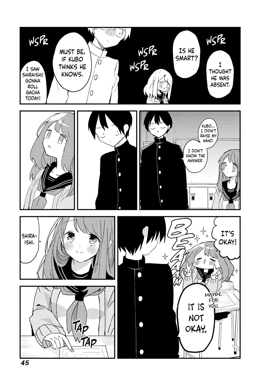 Kubo Won't Let Me Be Invisible Chapter 3 - Page 7