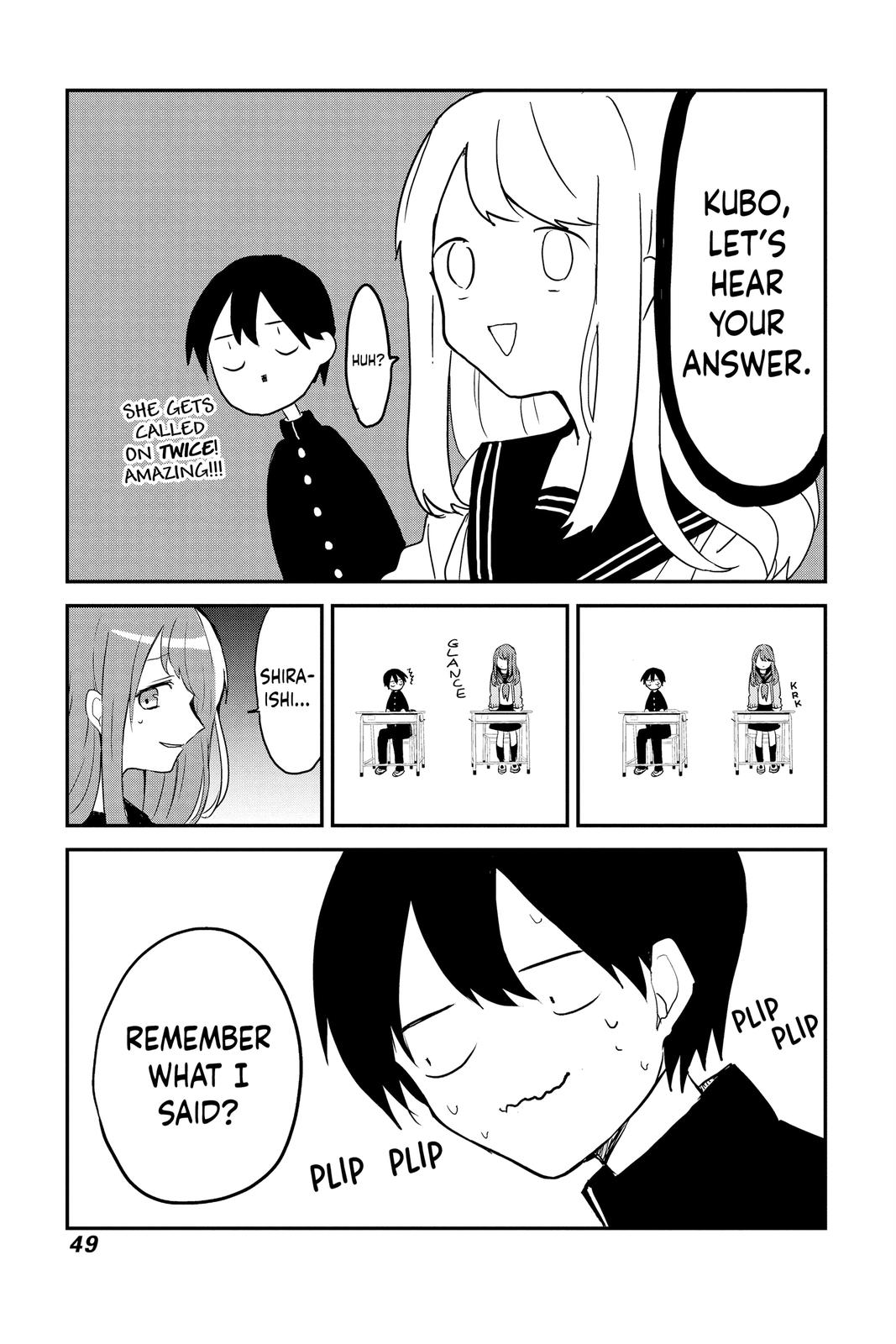 Kubo Won't Let Me Be Invisible Chapter 3 - Page 11