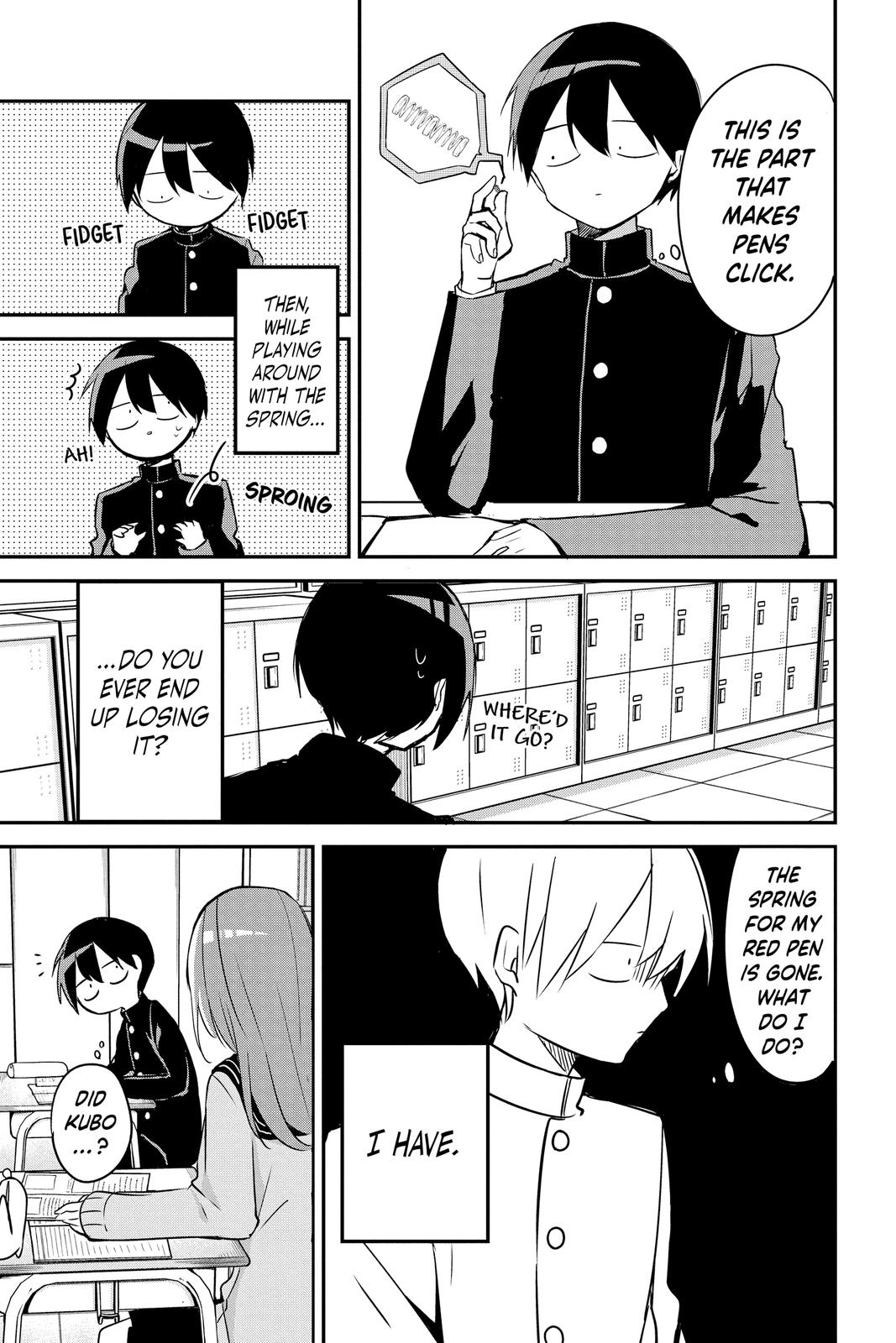 Kubo Won't Let Me Be Invisible Chapter 26 - Page 3