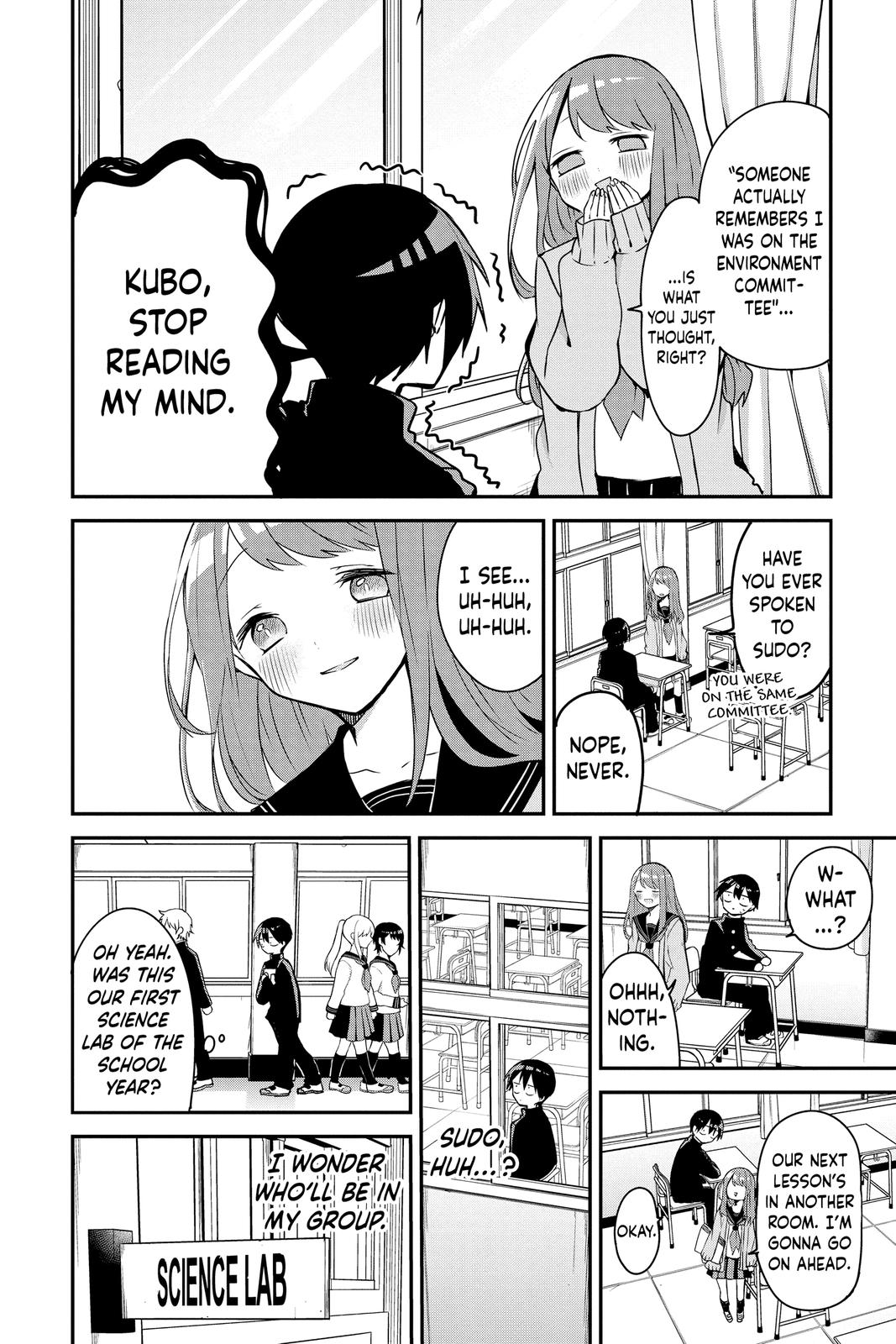 Kubo Won't Let Me Be Invisible Chapter 34 - Page 4