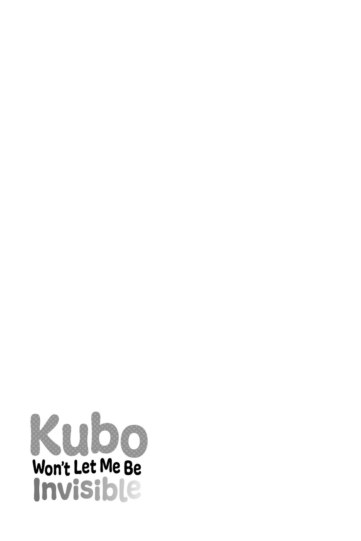 Kubo Won't Let Me Be Invisible Chapter 102 - Page 13