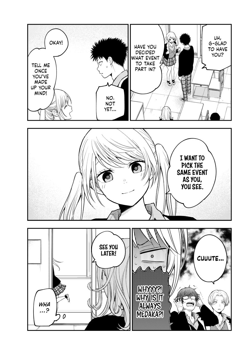 Medaka Kuroiwa is Impervious to My Charms Chapter 163 - Page 3