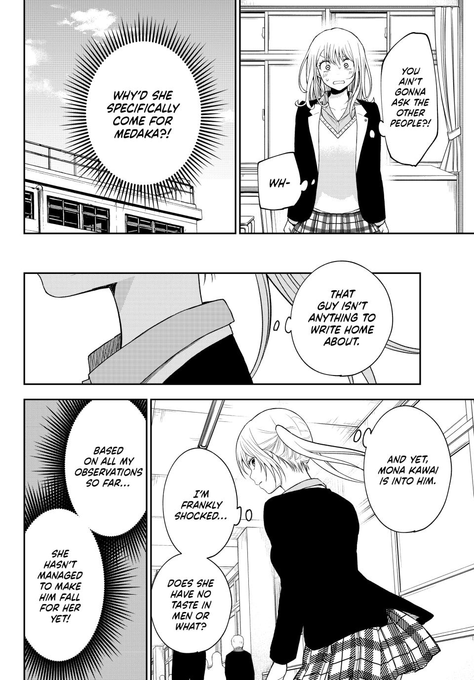 Medaka Kuroiwa is Impervious to My Charms Chapter 163 - Page 4