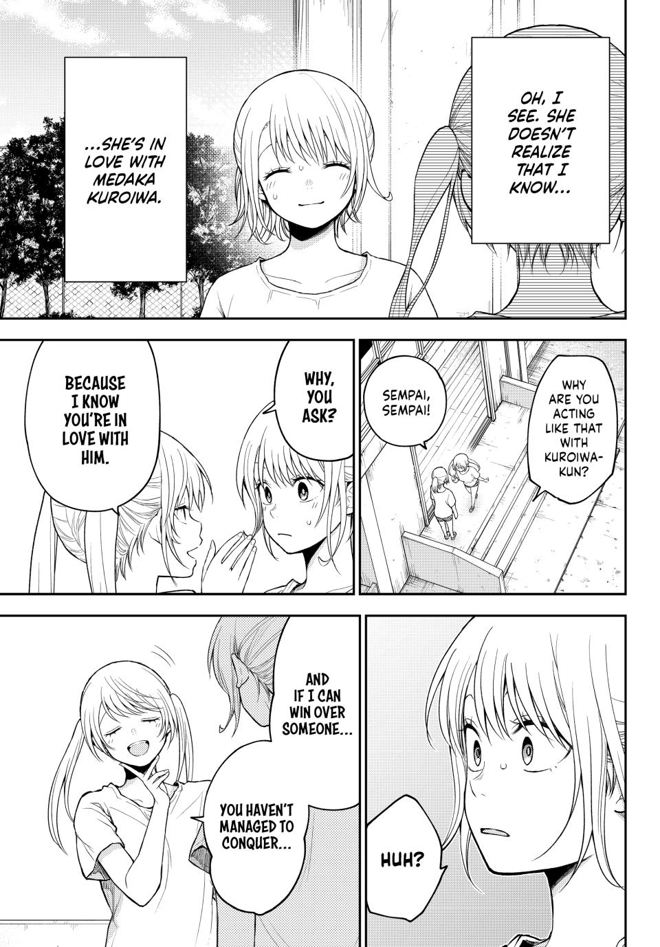 Medaka Kuroiwa is Impervious to My Charms Chapter 166 - Page 7