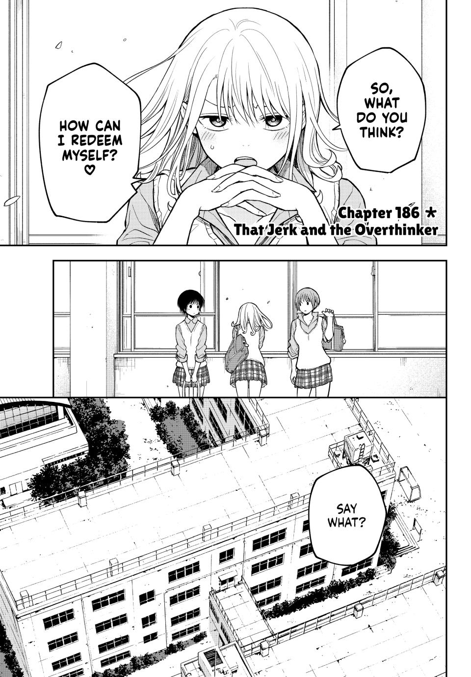 Medaka Kuroiwa is Impervious to My Charms Chapter 186 - Page 1