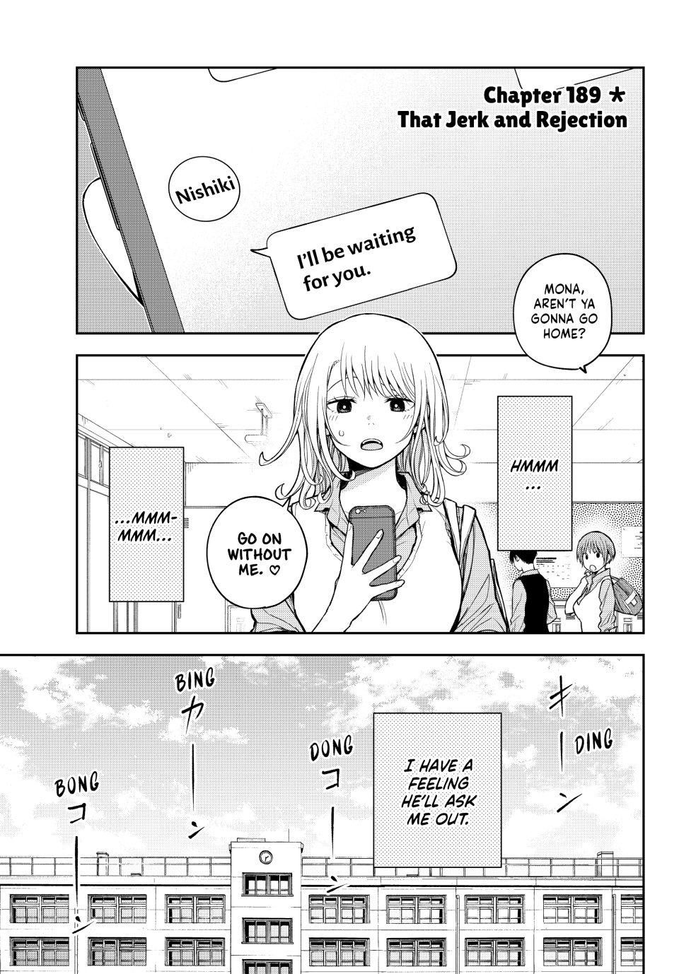 Medaka Kuroiwa is Impervious to My Charms Chapter 189 - Page 1