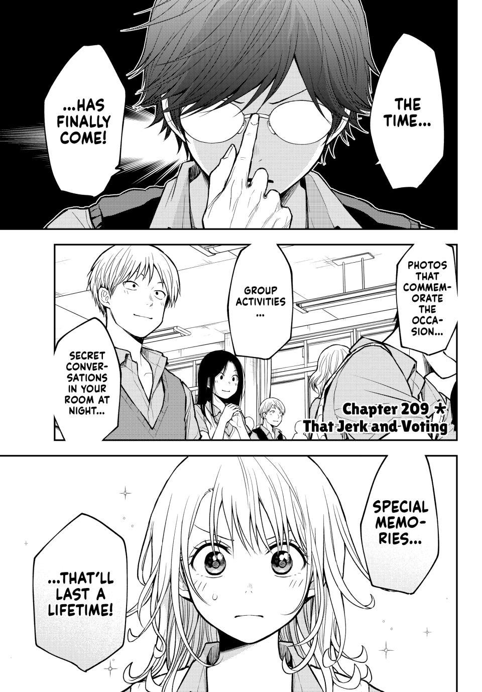Medaka Kuroiwa is Impervious to My Charms Chapter 209 - Page 1