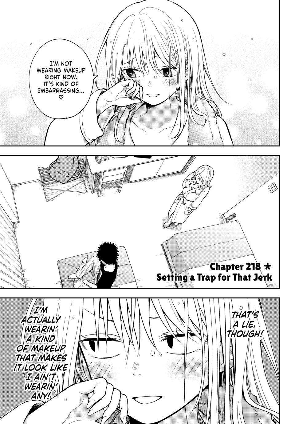 Medaka Kuroiwa is Impervious to My Charms Chapter 218 - Page 1