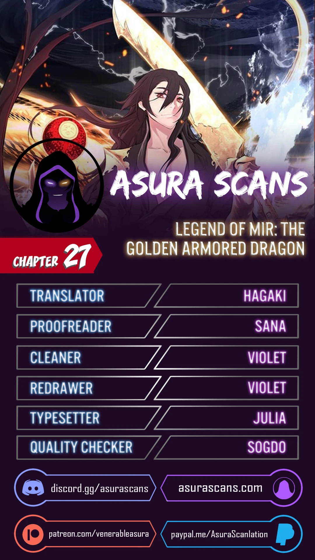 Legend of Mir: The Golden Armored Dragon Chapter 27 - Page 1