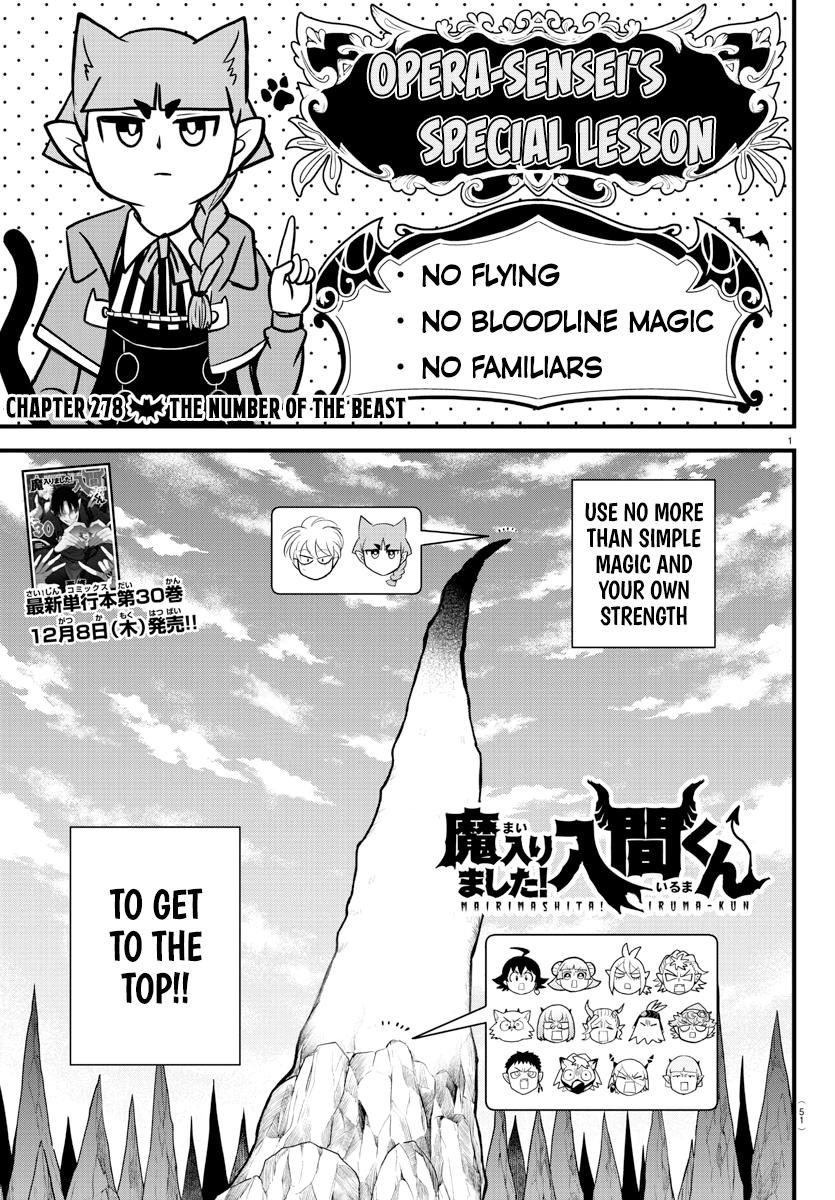 Welcome to Demon School! Iruma-kun Chapter 278 - Page 1