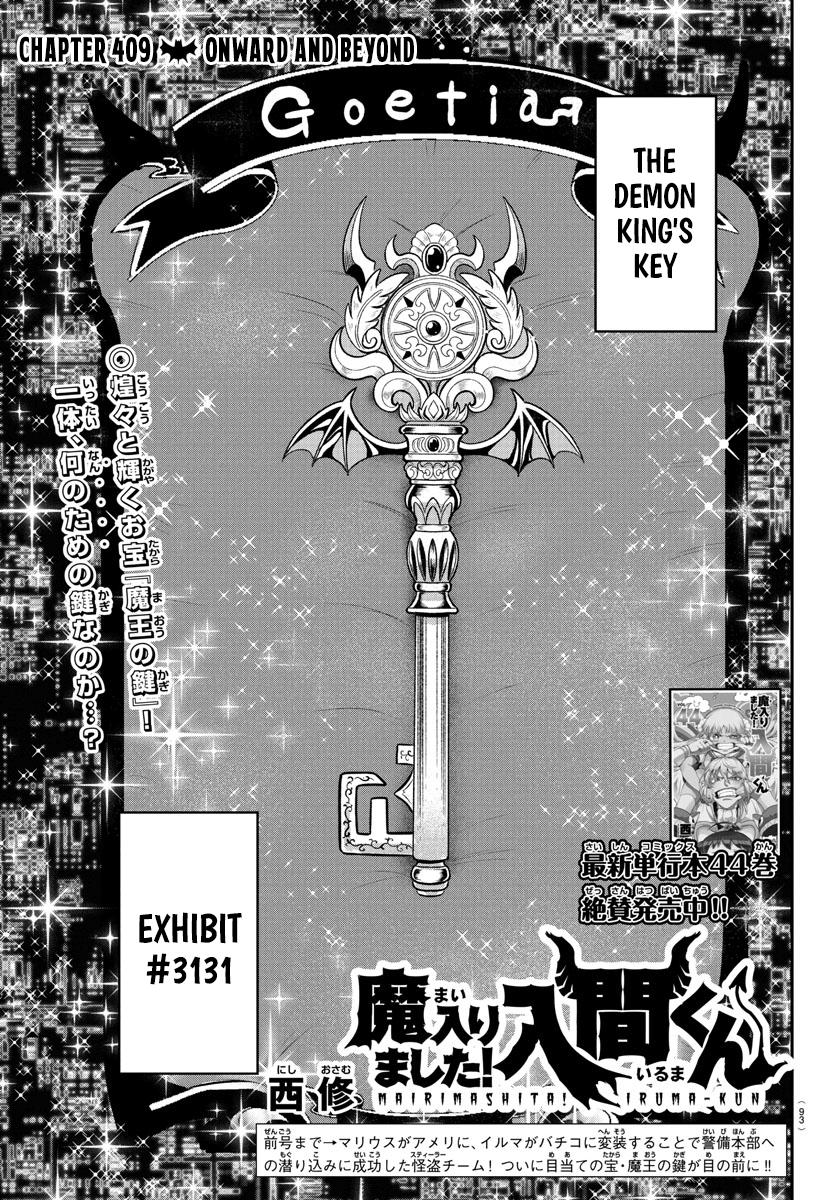 Welcome to Demon School! Iruma-kun Chapter 409 - Page 1