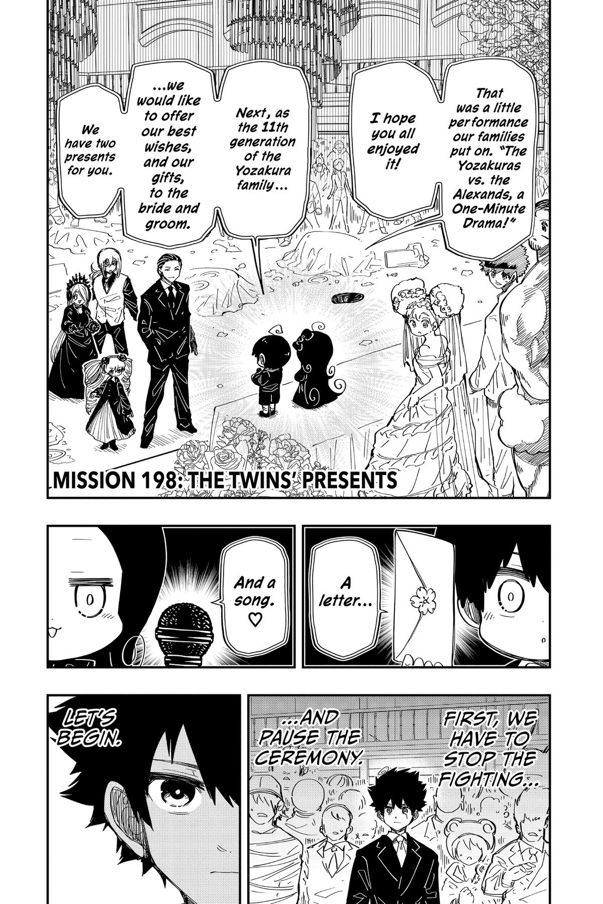 Mission: Yozakura Family Chapter 198 - Page 1