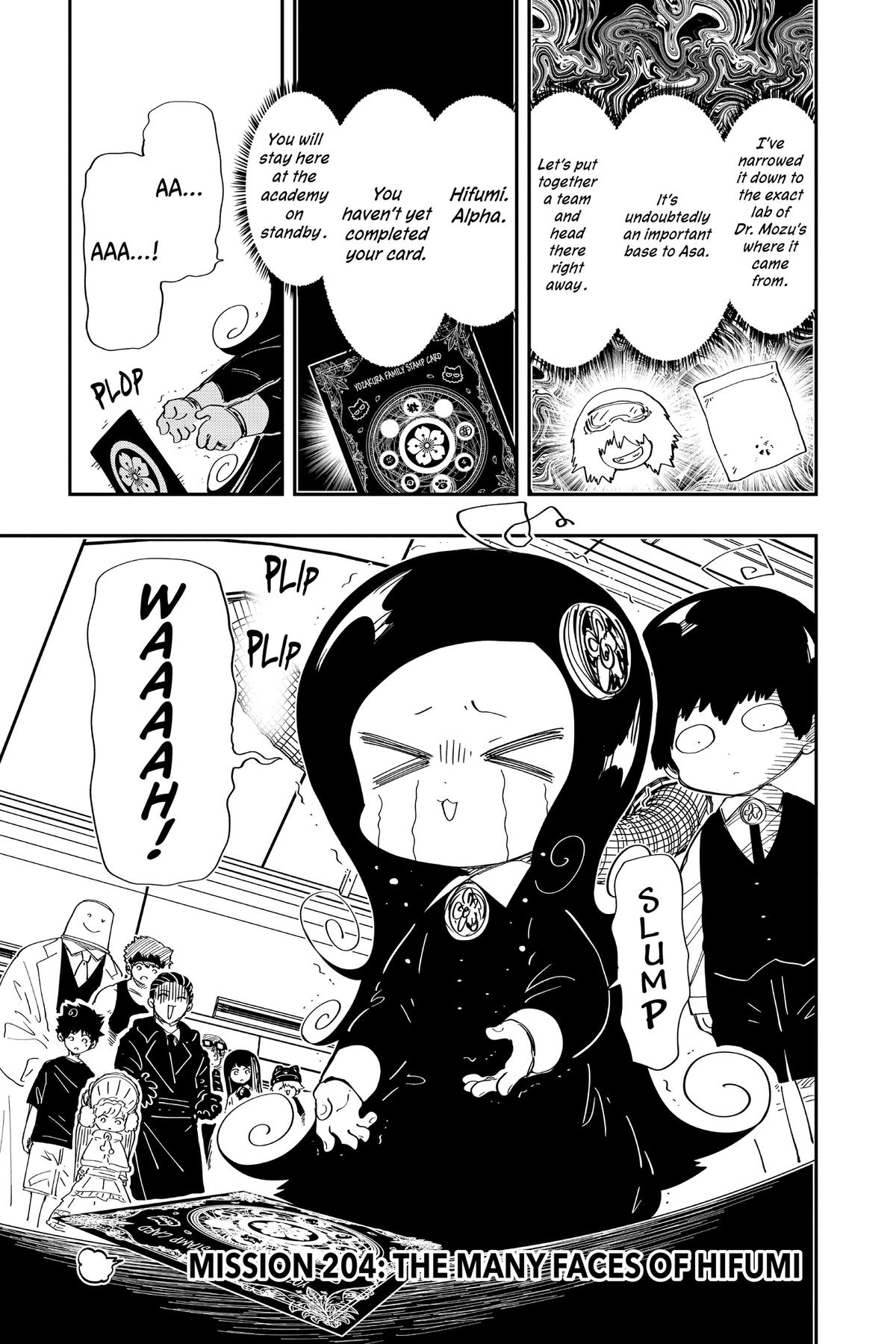 Mission: Yozakura Family Chapter 204 - Page 1