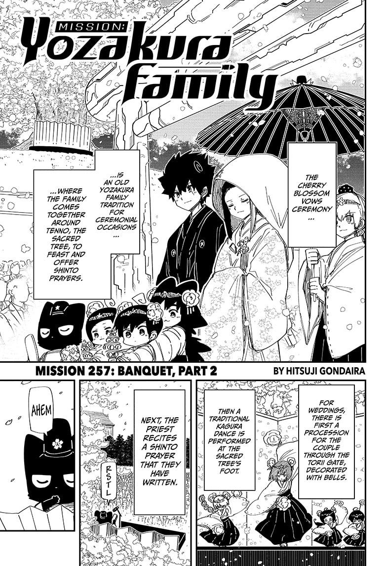 Mission: Yozakura Family Chapter 257 - Page 1