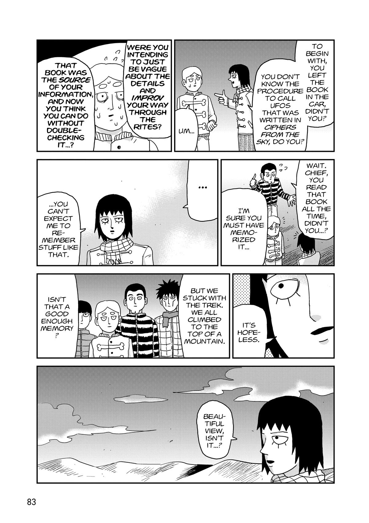 Mob Psycho 100 Chapter 98 - Page 84