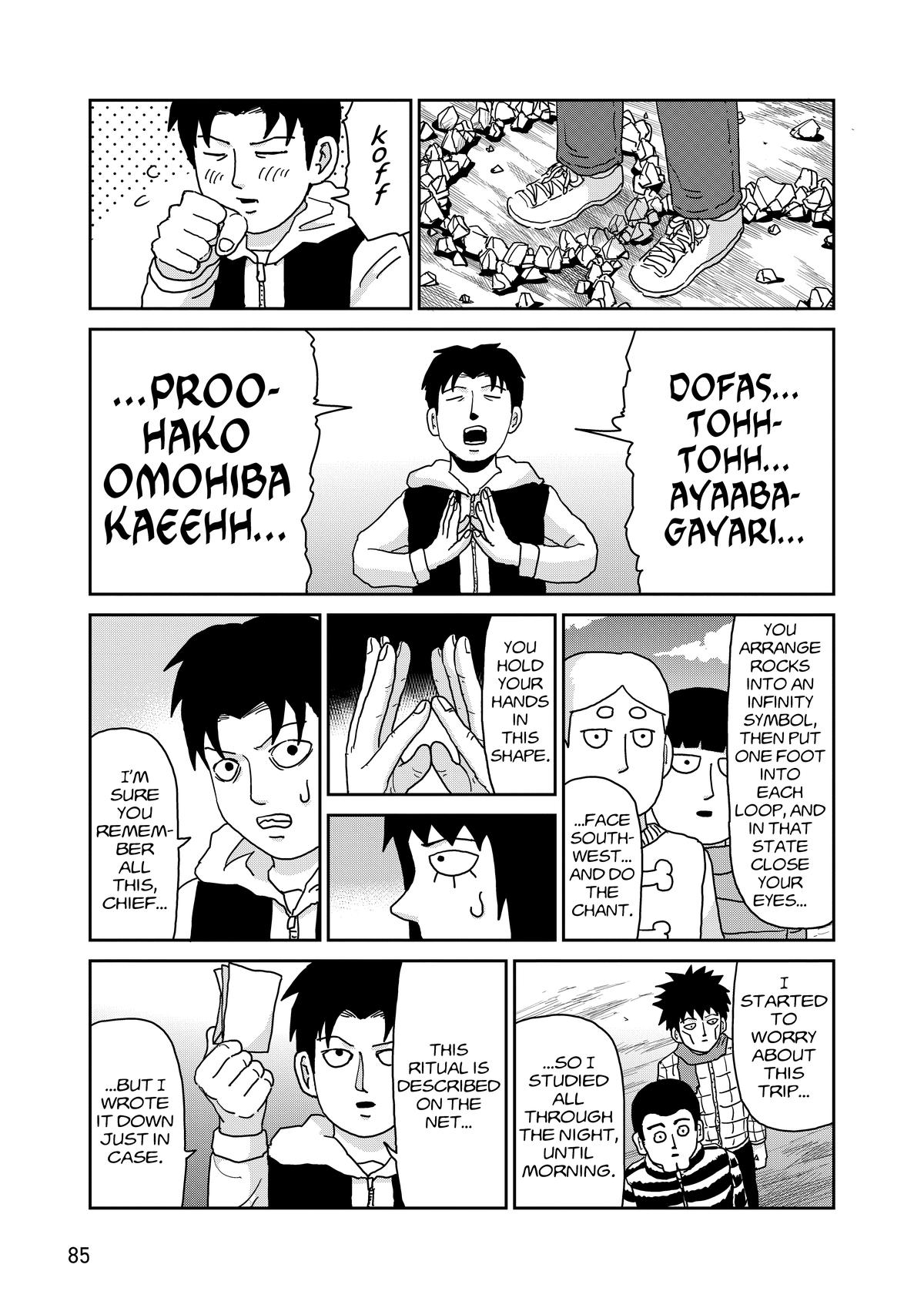 Mob Psycho 100 Chapter 98 - Page 86