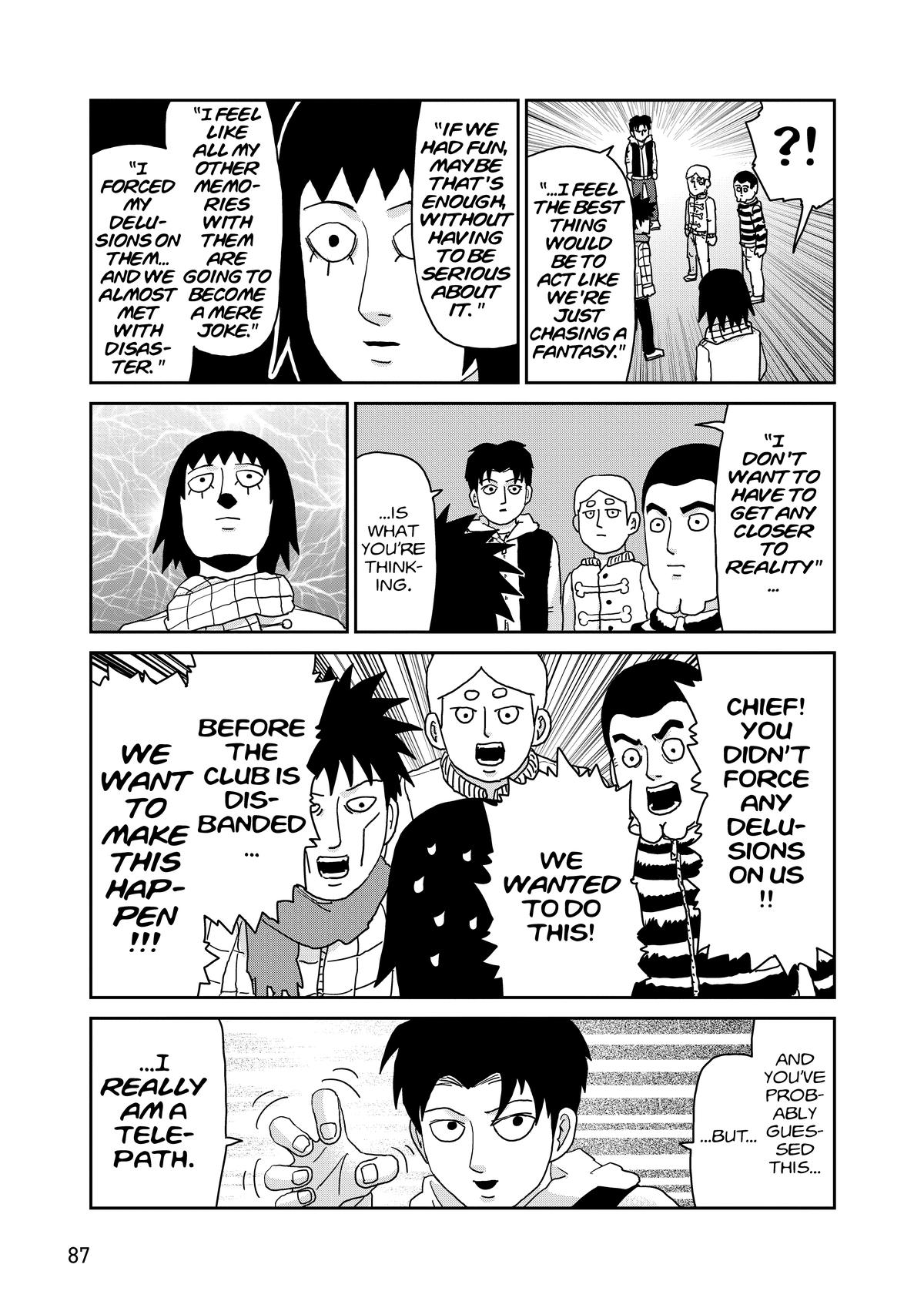 Mob Psycho 100 Chapter 98 - Page 88