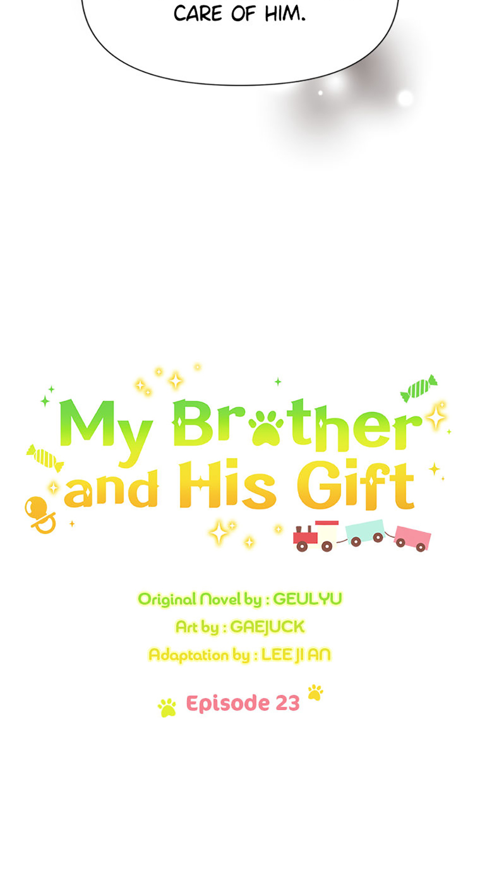 My Brother and His Gift Chapter 23 - Page 22
